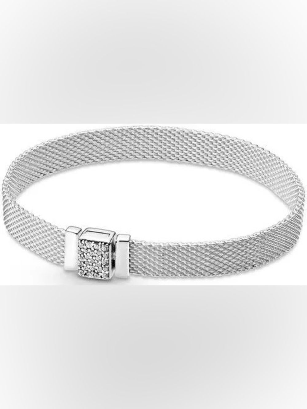 Authentic Pandora Reflexions™ Sparkling Clasp Women’s Bracelet Size 7.5”